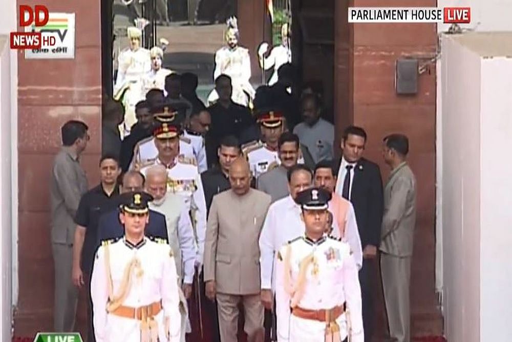 Live: 'National Security My Govt's Top Priority,' Says Prez Kovind In Joint Parliament Address