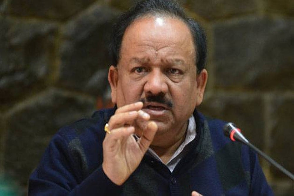 Harsh Vardhan.