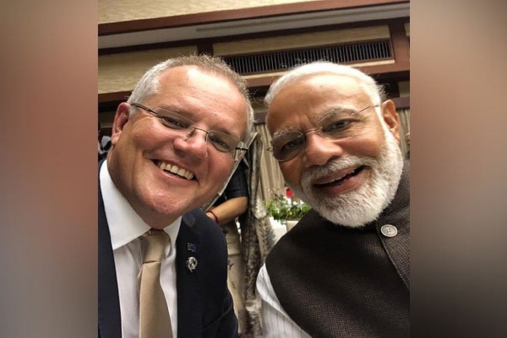 Australian PM Scott Morrison Posts Selfie With A Message For PM Modi