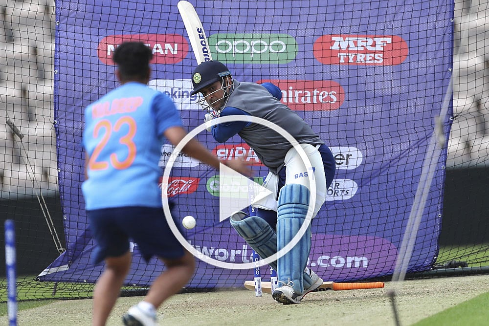 ICC Cricket World Cup 2019: MS Dhoni Looks In Ominous Touch Ahead Of South Africa Match – WATCH