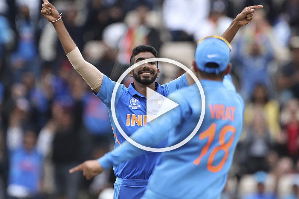 Cricket World Cup 2019, SA Vs IND: Jasprit Bumrah On Fire, Rattles South Africa Brilliant Opening Spell – WATCH