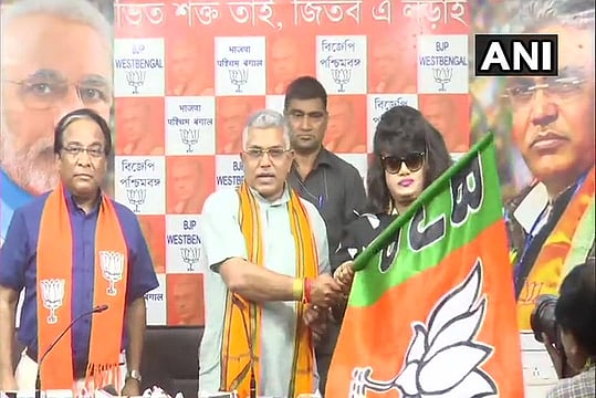Bangladesh Actor Joins BJP In Kolkata, Refuses To Answer Questions On Her Citizenship