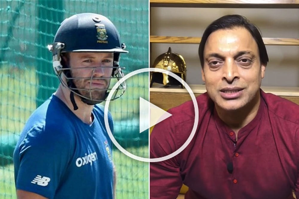 Cricket World Cup: AB De Villiers Chooses Money Over Country, Claims Shoaib Akhtar In Sensational Video – WATCH