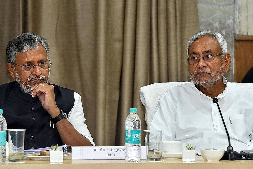 The JD(U), part of the National Democratic Alliance (NDA) along with the BJP, LJP (Rashtriya), HAM (Secular), and RLM, has finalized its seat-sharing arrangements, with both the BJP and JD(U) contesting 101 seats each. - File photo