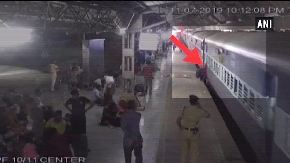 WATCH | RPF Jawan Saves Woman From Being Crushed Under Train In Ahmedabad