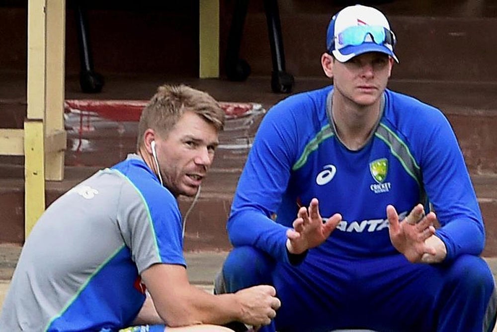 Warner, left, had launched an appeal against the ban earlier this year.