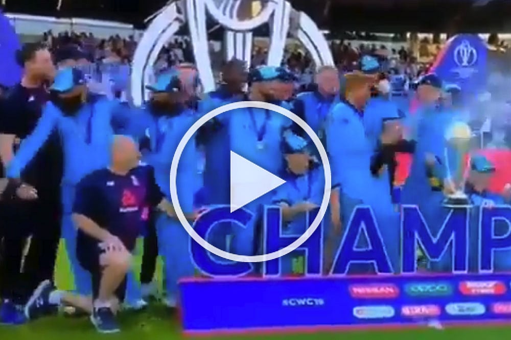 ICC Cricket World Cup Final: Moeen Ali, Adil Rashid Force To Flee England's Wild Victory Celebration – WATCH