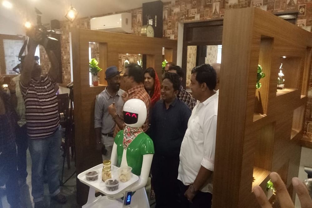 'Excuse Me, You Are On My Way': This Kerala Restaurant Has Robot Waitresses