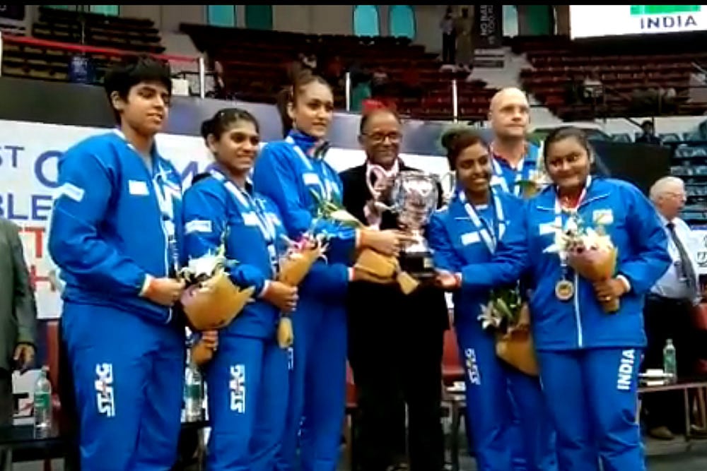 Commonwealth TT: Indian Men Defend Crown, Women Down Singapore For Maiden Title