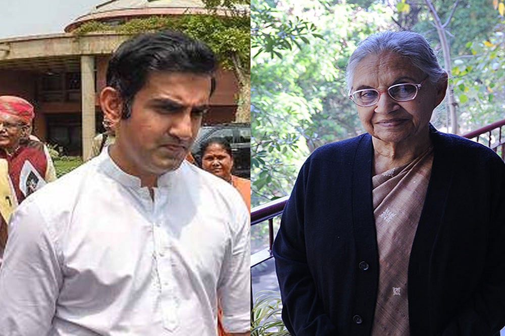 Former Cricketers Gautam Gambhir, Virender Sehwag Condole Former Delhi CM Sheila Dikshit's Demise