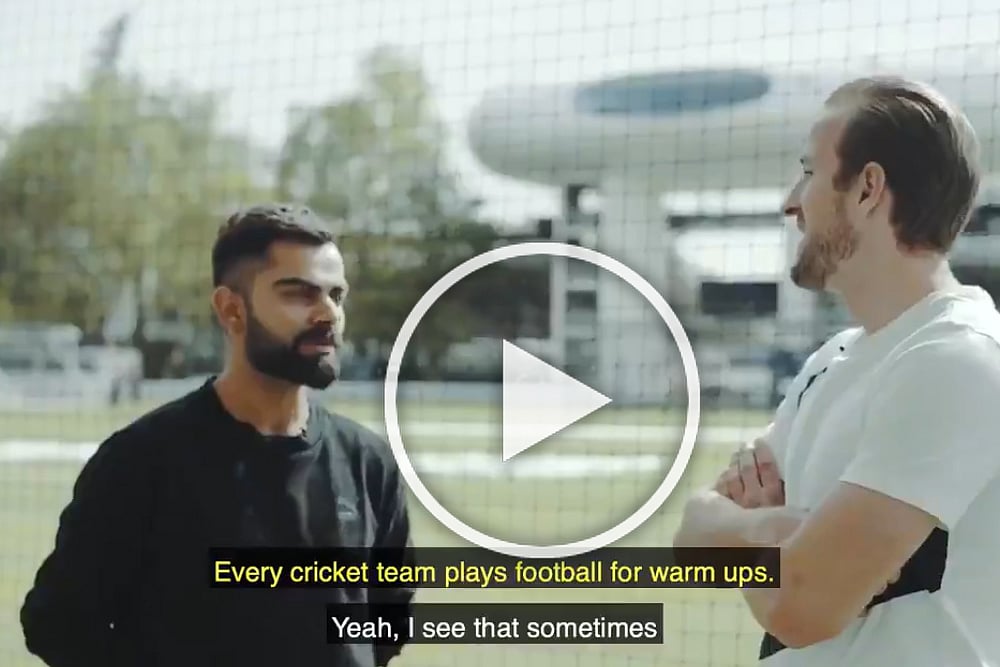 Cricket World Cup: India's Virat Kohli Meets Tottenham Hotspur's Harry Kane – WATCH