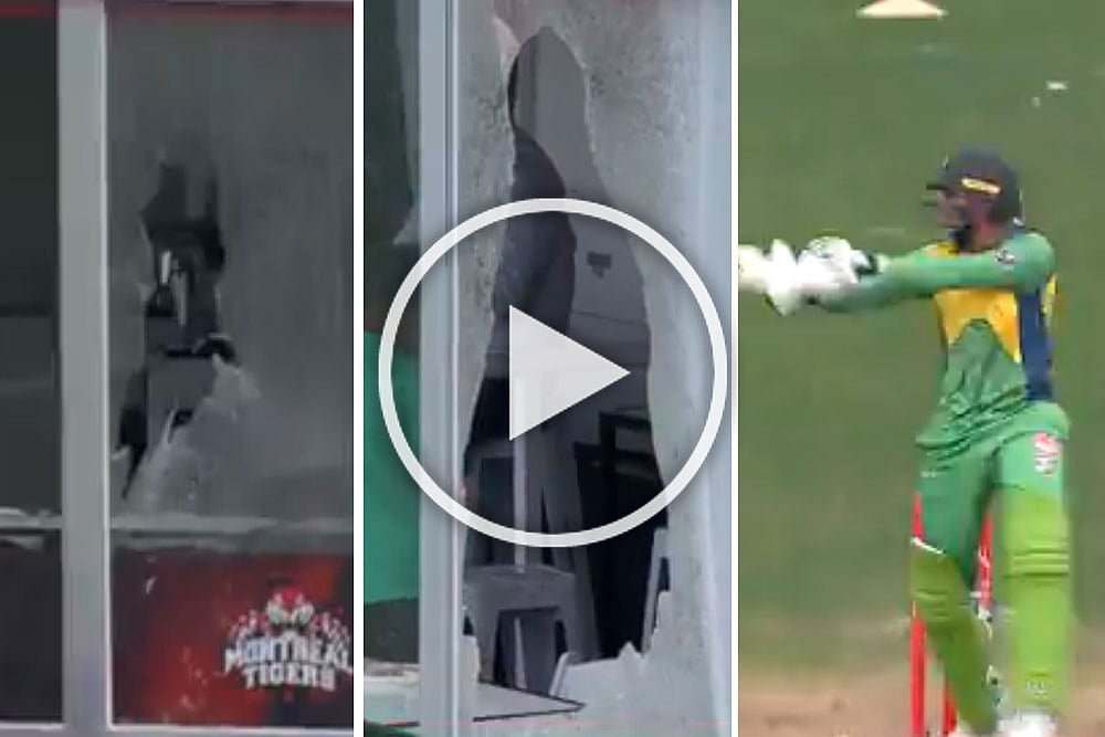 Global T20: Veteran Pakistan All-Rounder Shoaib Malik Wreaks Havoc, Breaks Glasses In Canada – WATCH