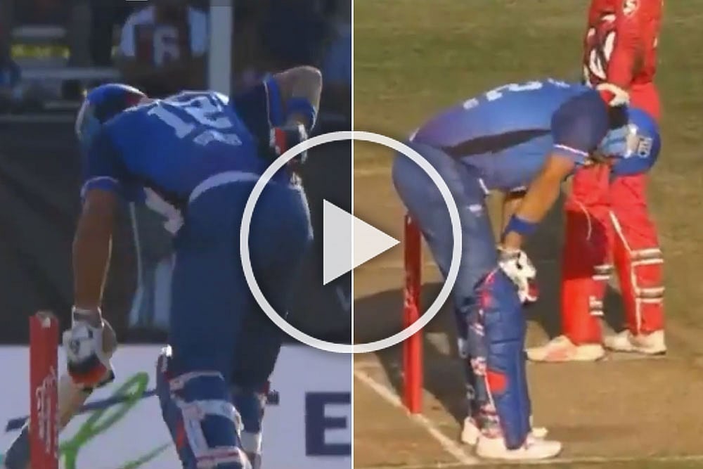 Global T20 Canada: Yuvraj Singh Injures Himself While Attempting Slog Sweep – WATCH