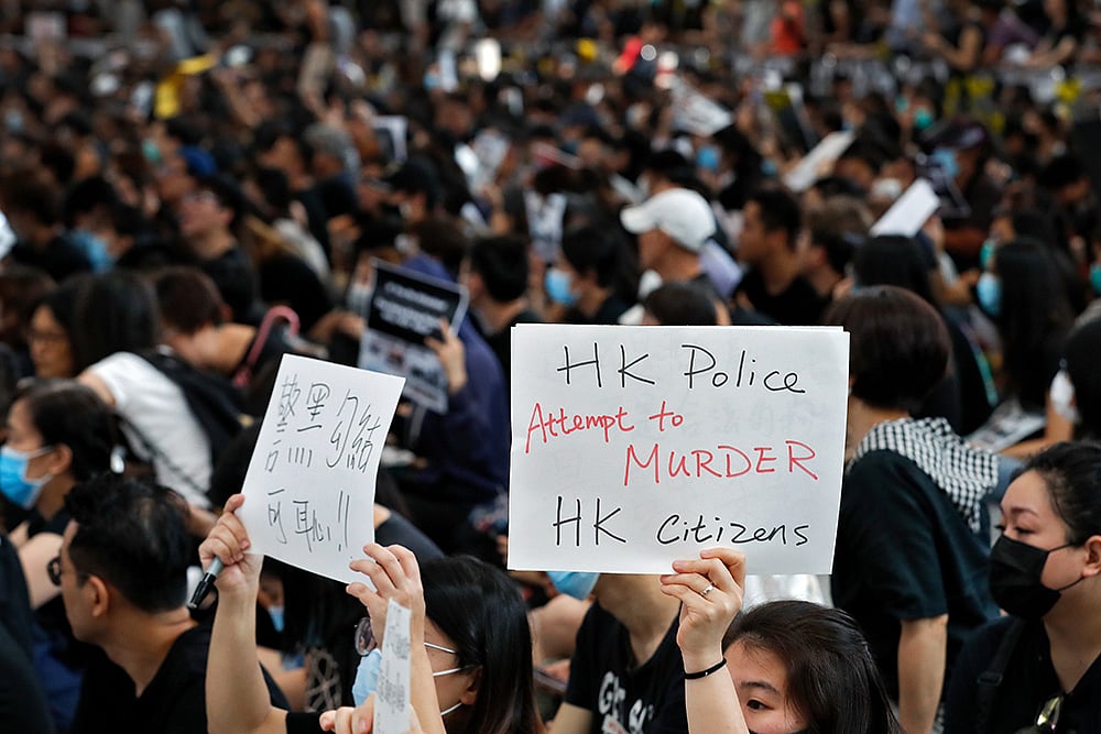China Slams Hong Kong Protest Violence As 'Terrorism'
