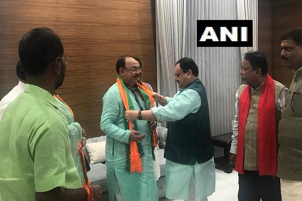 Ex-Kolkata Mayor And TMC MLA Sovan Chatterjee Joins BJP