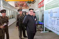 File photo : General Kim Jong-sik, who oversaw the tests, described the electromagnetic system and carbon fiber bombs as key additions to the country's military capabilities.