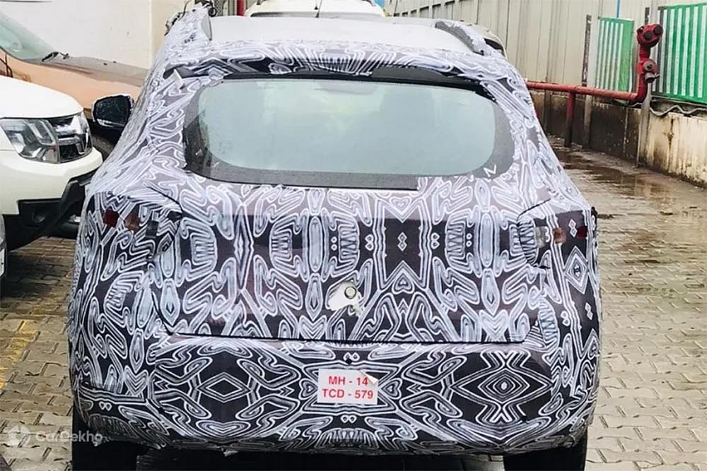 Facelifted Renault Kwid Spied Again, This Time With LED Tail Lamps
