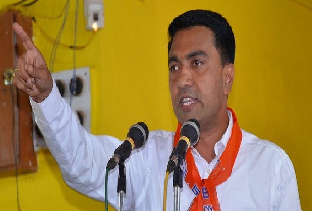 File photo of Goa CM Pramod Sawant 