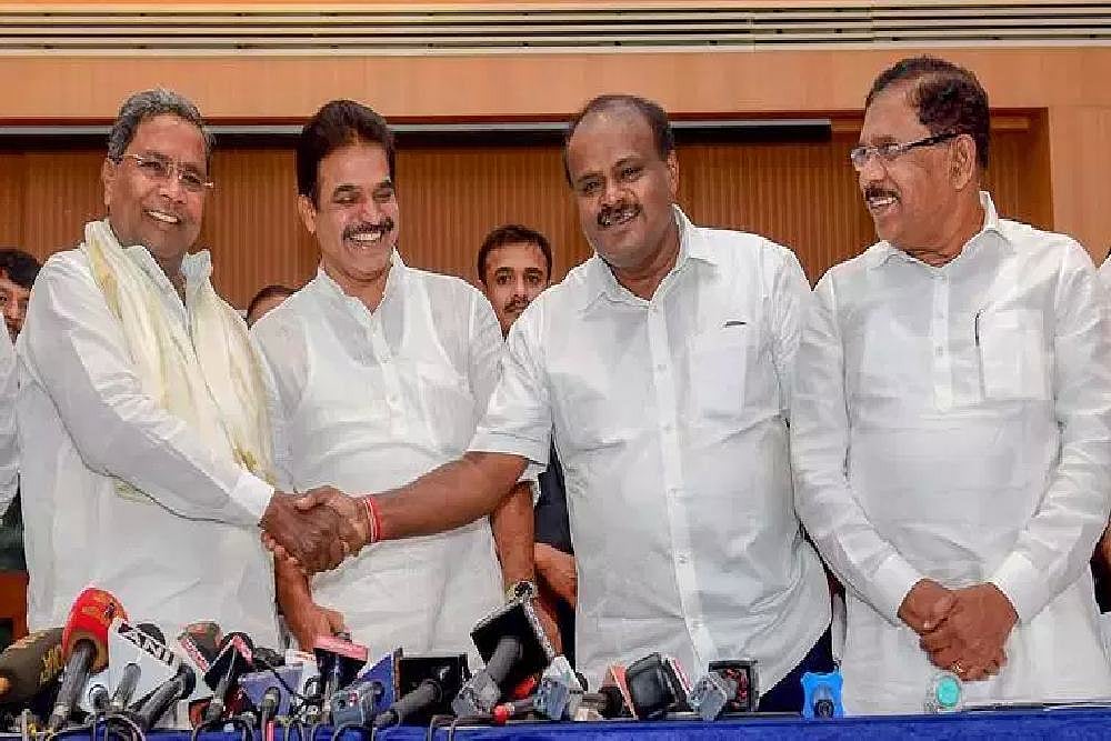 Karnataka: Political Slugfest Erupts Between Congress, JD(S) As Siddaramaiah, Deve Gowda Trade Barbs