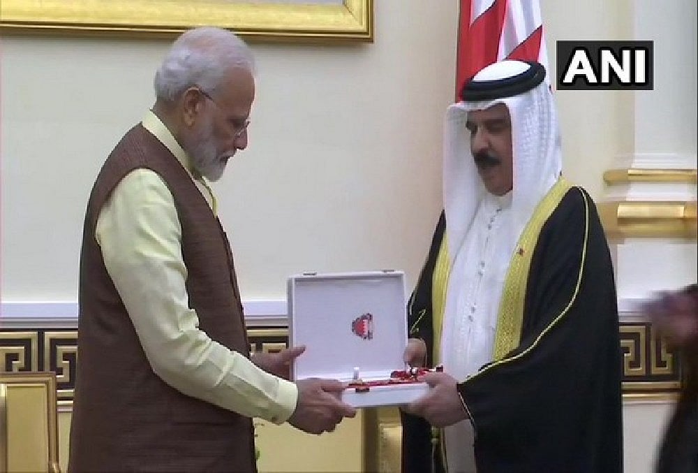 PM Modi Meets Bahraini Crown Prince, Conferred 'The King Hamad Order Of The Renaissance'