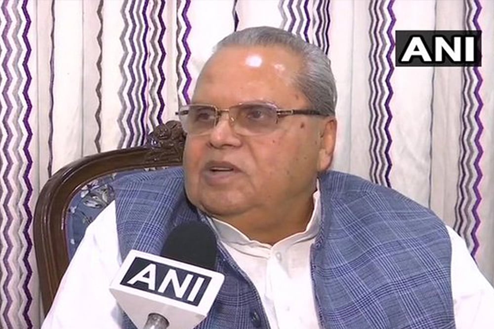 '... Buried His Party In Grave,' J&K Guv Satya Pal Malik Hits Back At Adhir Ranjan Chowdhury