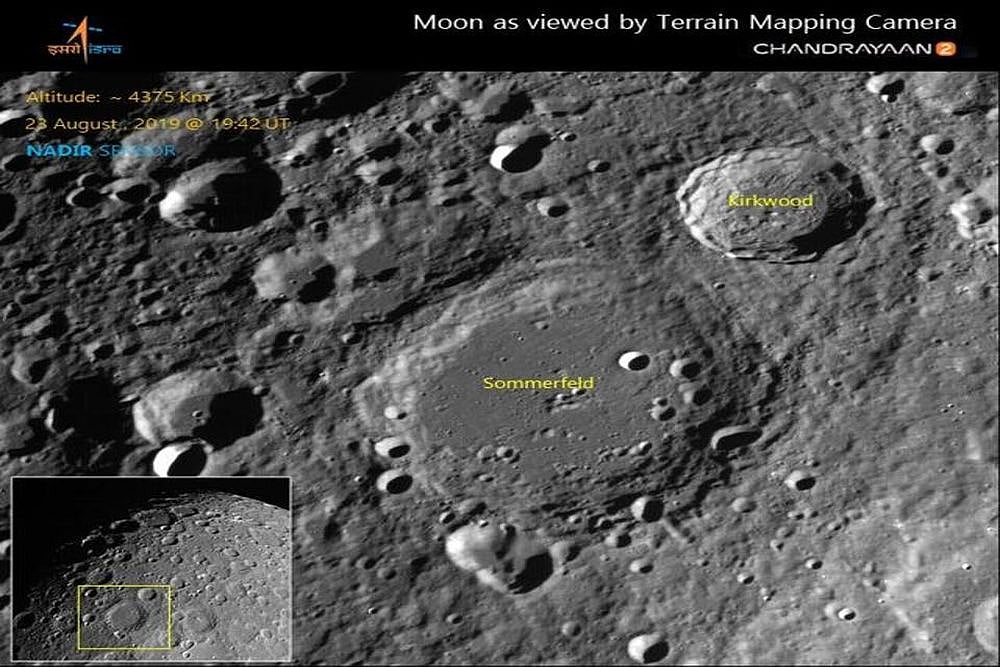 ISRO Releases Latest Images Of Moon Craters Taken By Chandrayaan-2