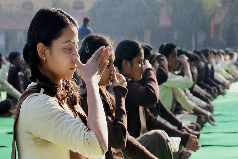 UP Government Makes 15-Minute Yoga Necessary In Primary Schools
