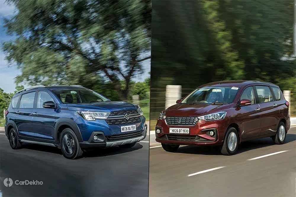 Maruti Suzuki XL6 vs Ertiga: In Pics