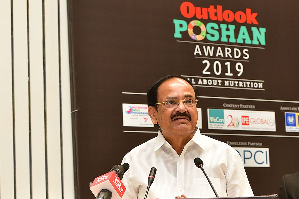 Outlook Poshan Awards 2019: Nature, Culture Together For A Better Future, Says Vice-Prez Venkaiah Naidu