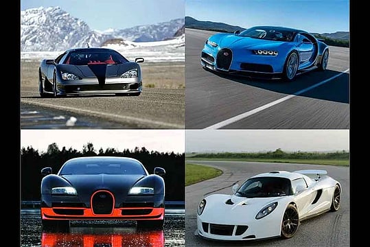 Top 5 Fastest Production Cars In The World