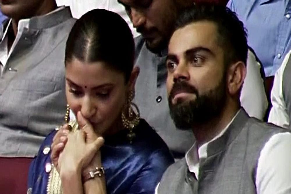 Anushka Sharma Showers Virat Kohli With Kisses, Gets Emotional On Hearing Story About His Father’s Death - VIDEO