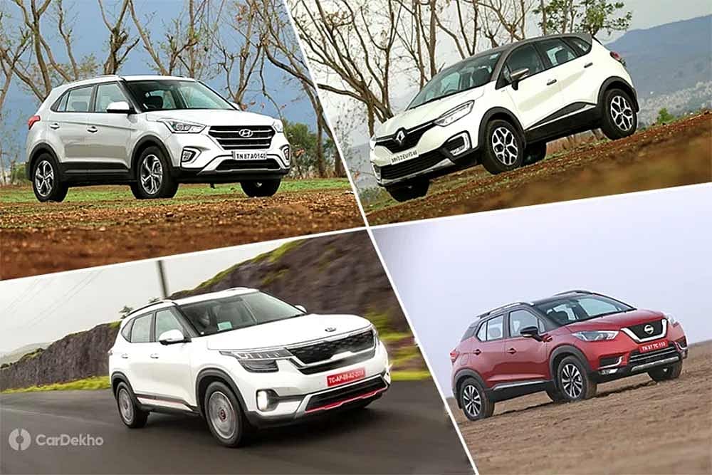 Kia Seltos vs Hyundai Creta vs Nissan Kicks vs Renault Captur: Which SUV Offers More Space?