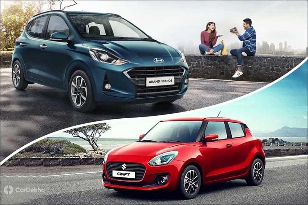 Hyundai Grand i10 Nios vs Maruti Swift: In Pics