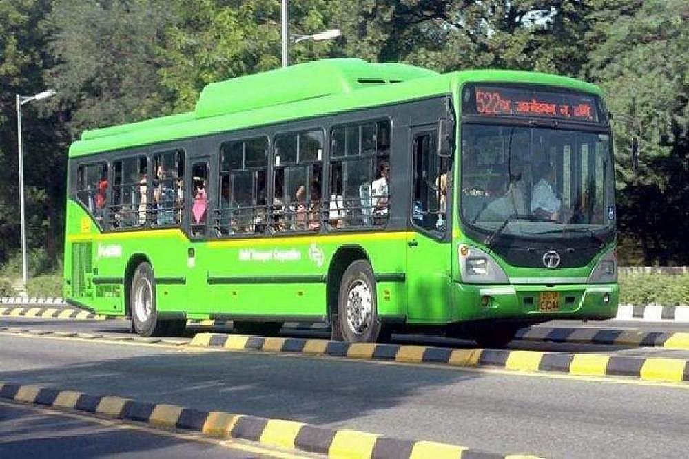 Noida Bus Driver Fined For Not Wearing Helmet