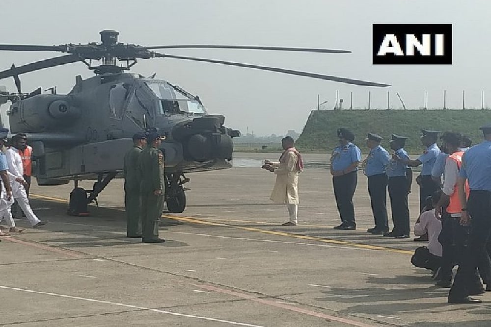 IAF Inducts 8 US-Made Apache Attack Helicopters