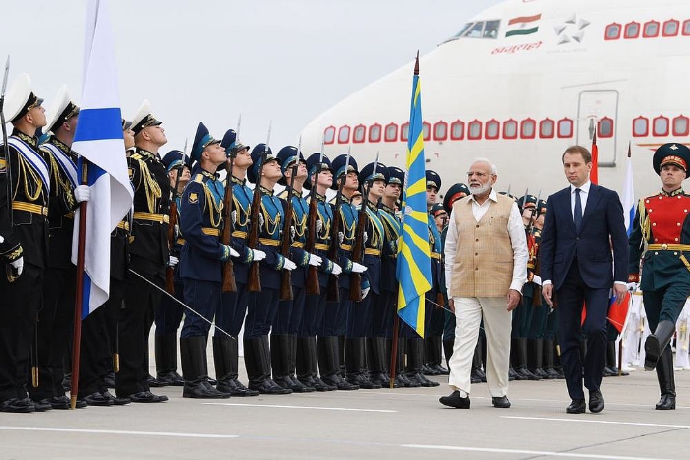 PM Modi Arrives In Russia On 2-Day Visit