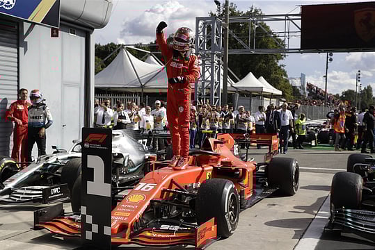 Italian Grand Prix: Ferrari's Charles Leclerc Holds Off Unrelenting Mercedes Pressure To Triumph Again