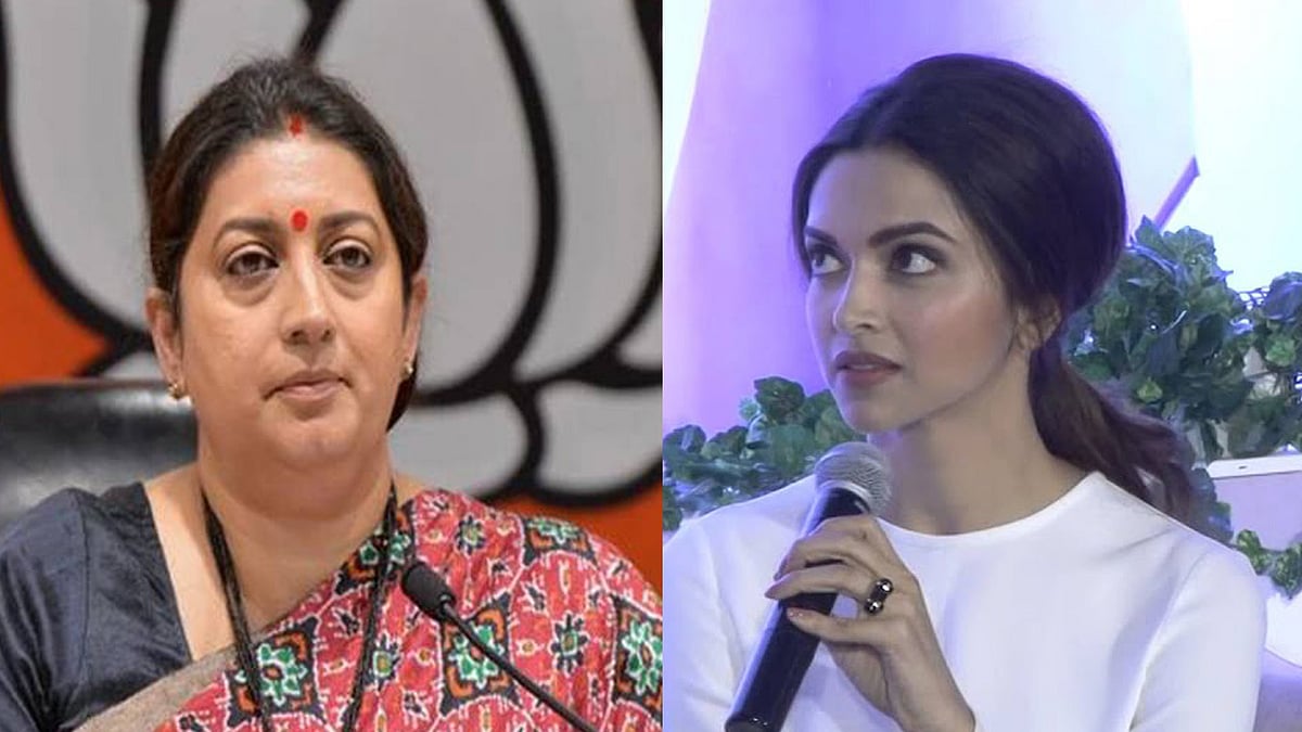 'Stood With People Who Say <em>Bharat Tere Tukde Honge</em>': Smriti Irani Slams Deepika Padukone