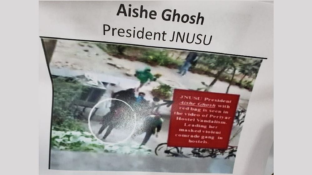 Delhi Police Name JNUSU President, Left-Led Students' Bodies For JNU Violence On Jan 5