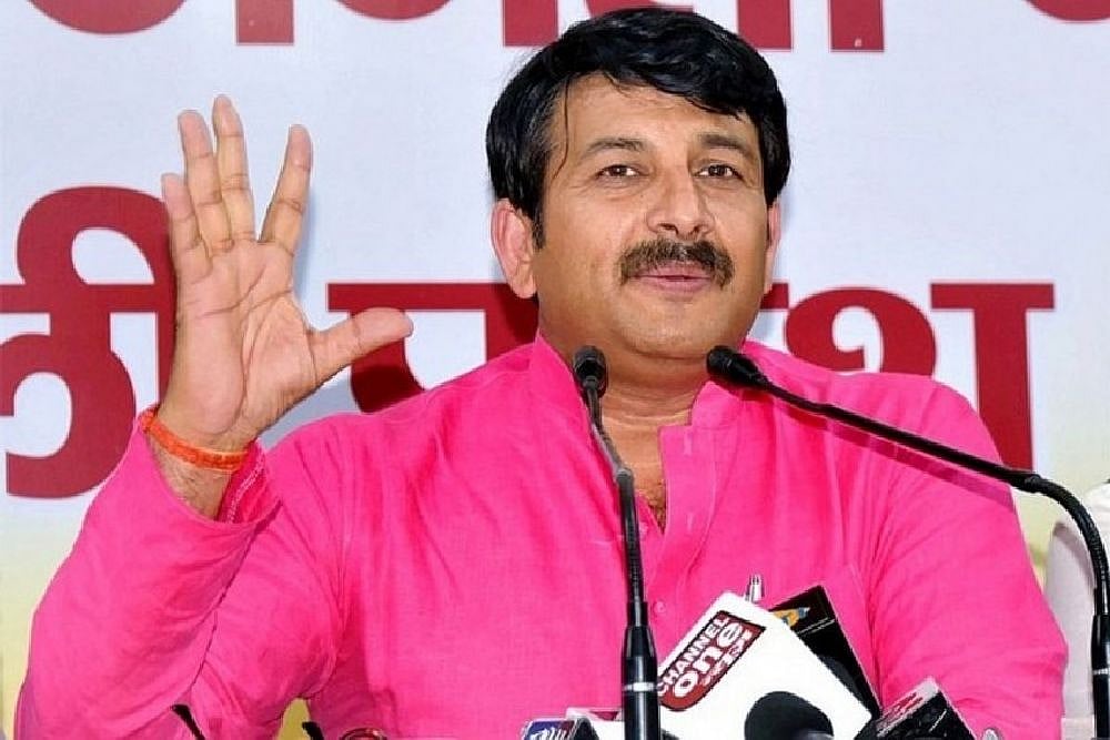 File photo of Delhi BJP chief Manoj Tiwari. 