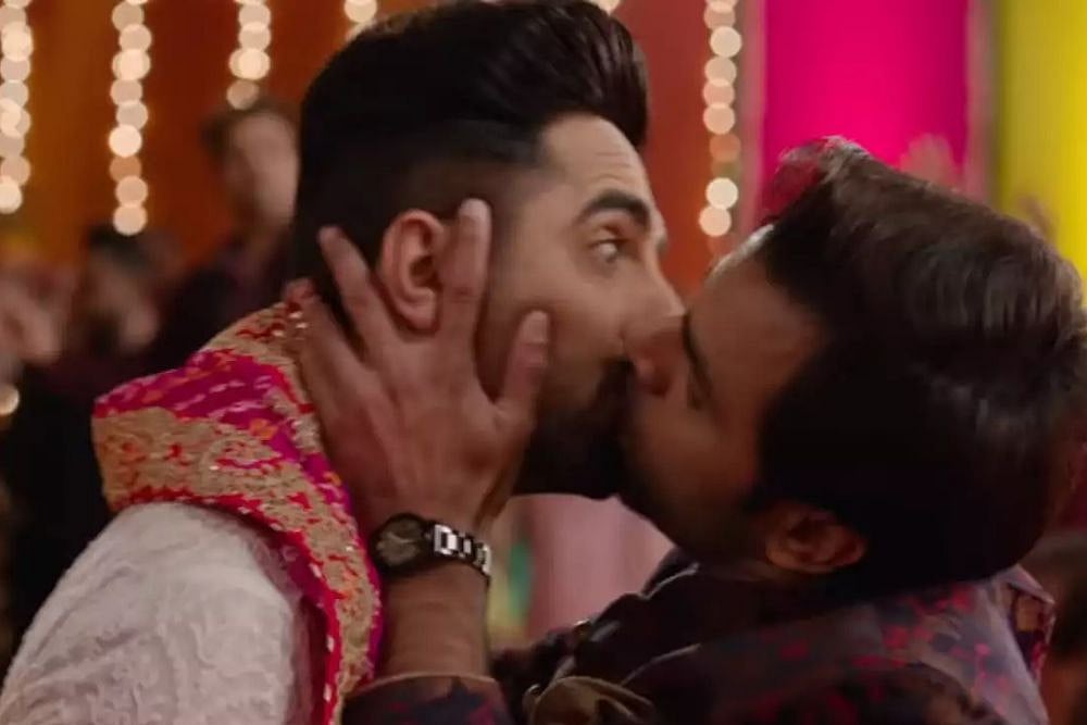 Ayushmann Khurrana And Jitendra Kumar Lock Lips In Shubh Mangal Zyada Saavdhan