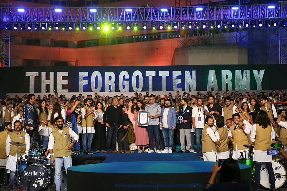 <em>The Forgotten Army</em> Concert With 1,046 Performers Sets A Guinness Record