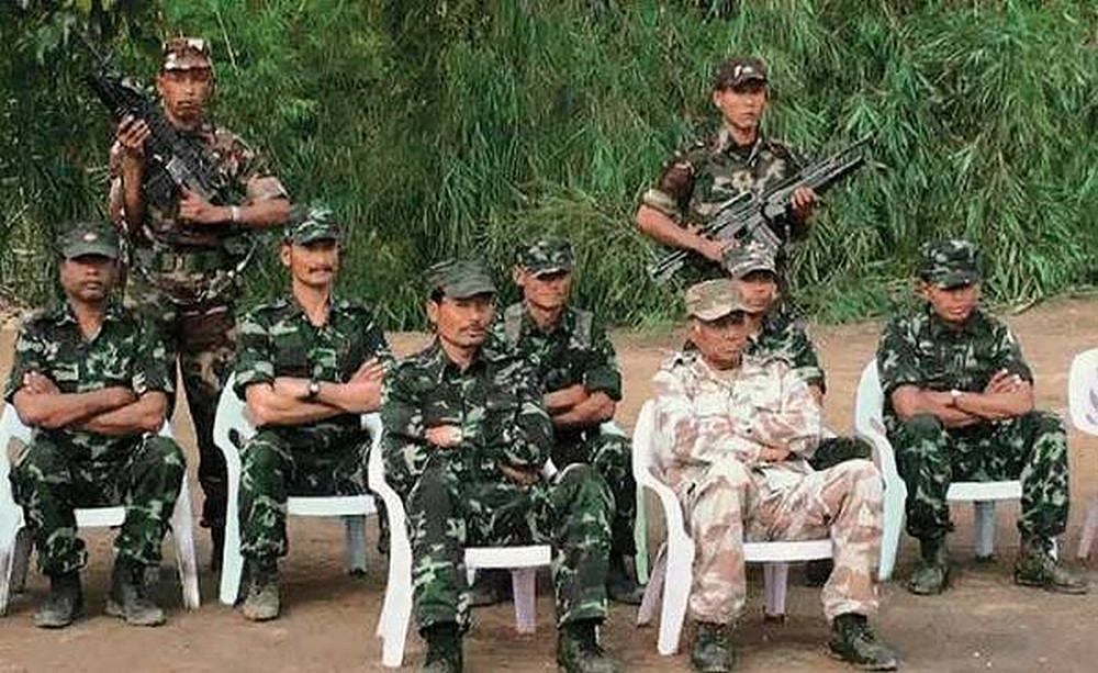 Paresh Barua at an ULFA training camp near China-Myanmar border