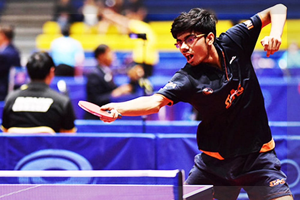 Manav Thakkar in action - null