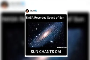 Kiran Bedi Shares Video Of Sun Chanting <em>Om</em>. But It Is Fake