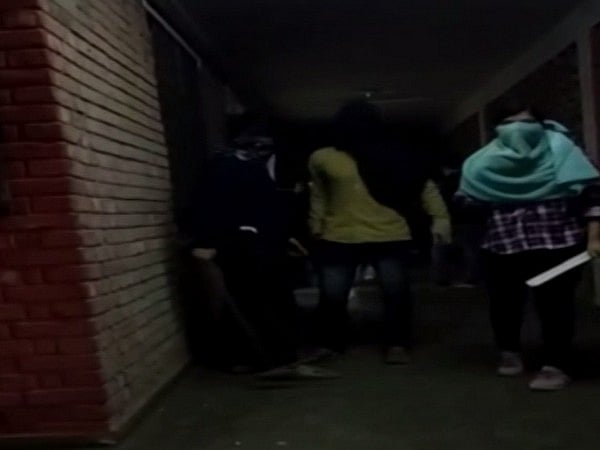Watch: Masked Mob, Armed With Sticks, Attacks Students And Teachers In JNU