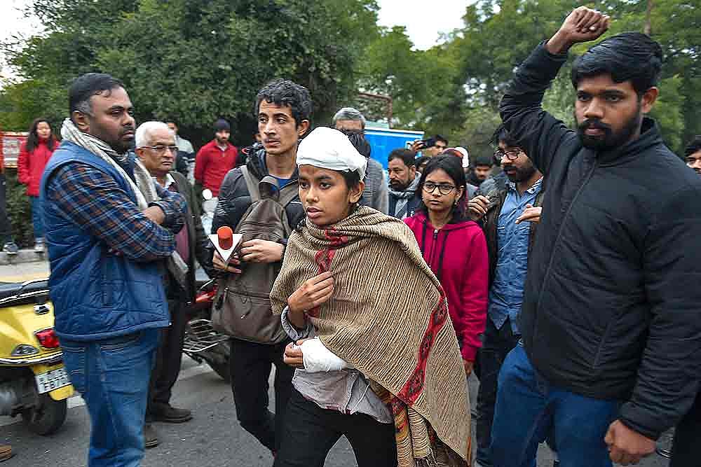 As JNUSU President Aishe Ghosh Bled, Police Registered Two Cases Against Her