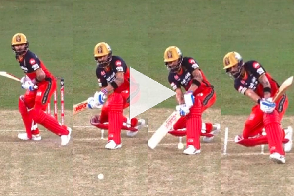 IPL 2020, CSK Vs RCB: Prowling Virat Kohli Manufactures AB De Villiers Shot With Utmost Ease - WATCH