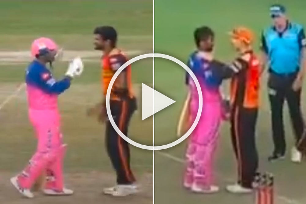 IPL 2020, SRH Vs RR: Rahul Tewatia And Khaleel Ahmed Fight During Hyderabad-Rajasthan Thriller - WATCH