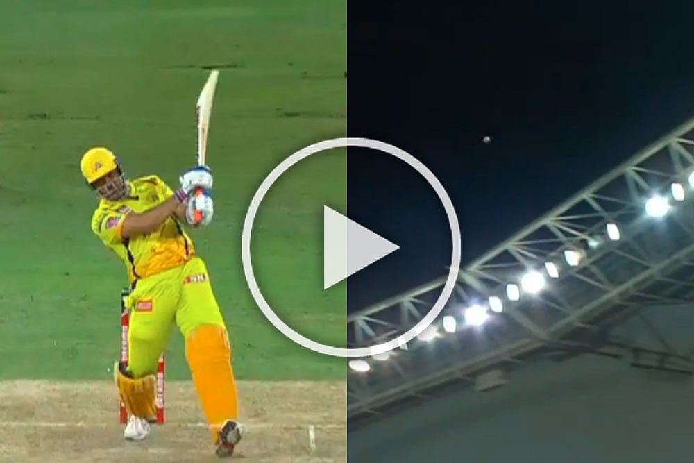IPL 2020, SRH Vs CSK: MS Dhoni Goes The Distance, And How - WATCH